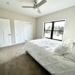 The inside of a bedroom of a home built by Due North Homes, LLC.